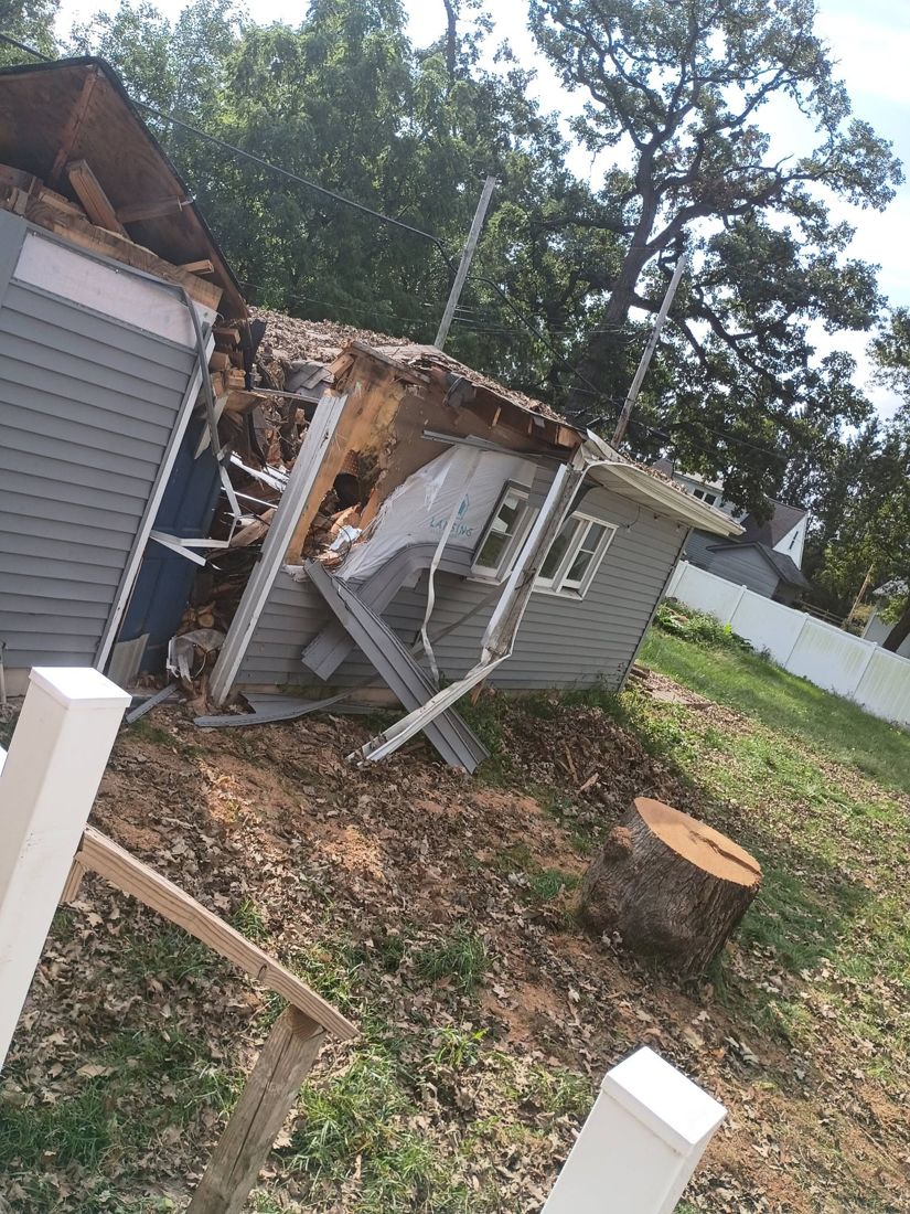 Storm damage removal